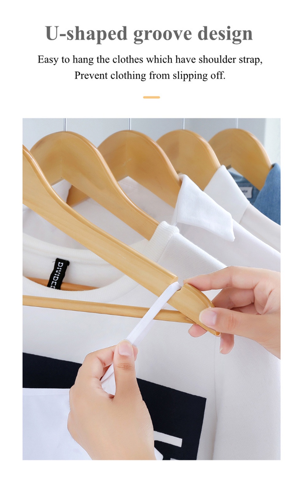 Premium Wooden Clothes Hanger-4
